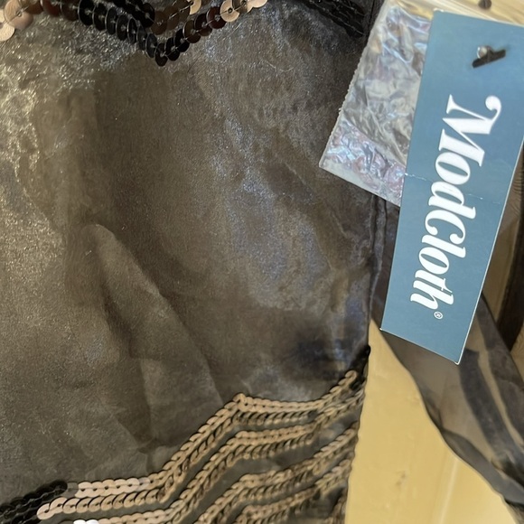 Modcloth sheer sequin dress - Picture 5 of 8